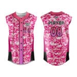 FRONT-BACK Custom Sleeveless Baseball Jerseys SBJ-203: Performance-Driven & Fully Customizable