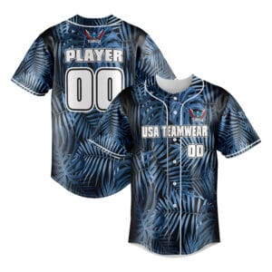 Full-Buttons Baseball Jersey FBJ-362 | Custom Baseball Uniform by USA Teamwear