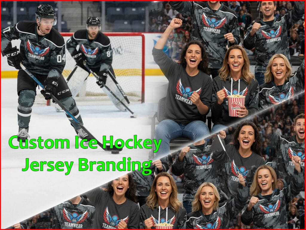 Custom Ice Hockey Jersey Branding