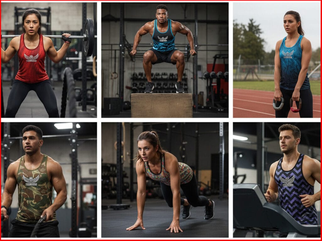 Racerback Tanks Maximum Mobility, Zero Distractions