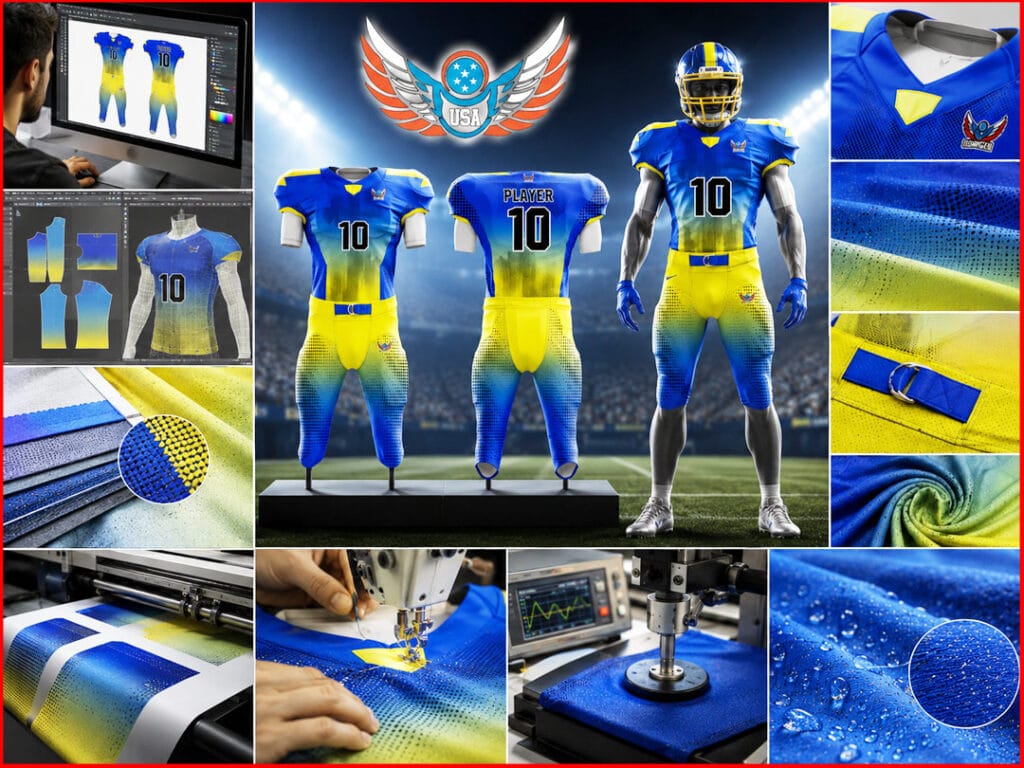 The Technical Guide to Heavyweight Custom American Football Uniform Specs
