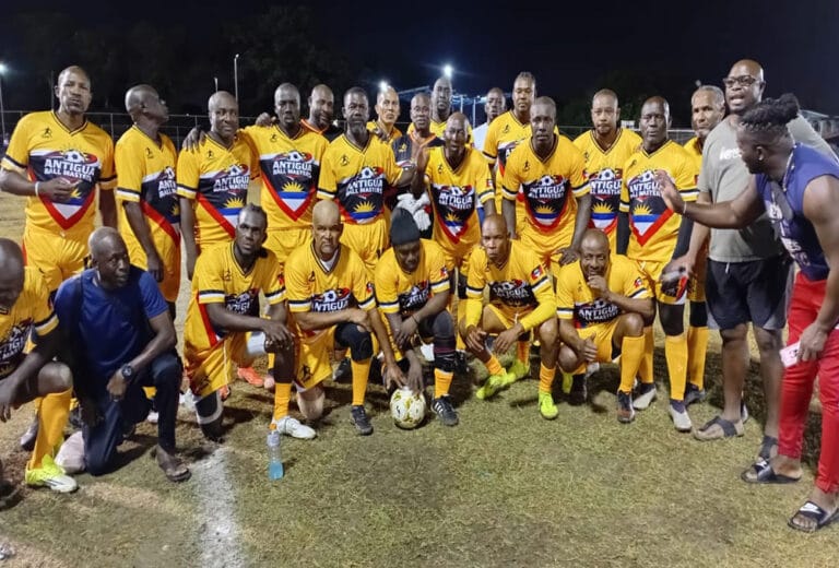 USA TEAMWEAR Antigua Ball Masters Soccer Team Wearing Soccer Jerseys Made By USA Teamwear2