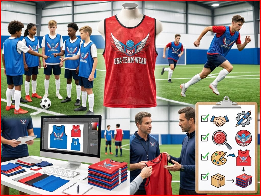Custom Soccer Bibs – Complete Buyer’s & Design Guide