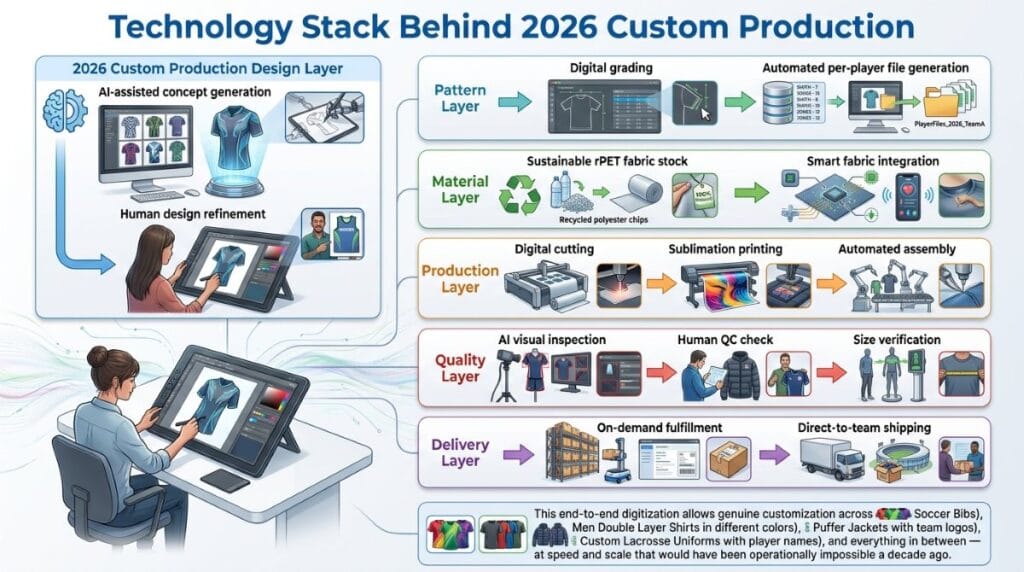 The Technology Stack Behind 2026 Custom Sports Apparel Production