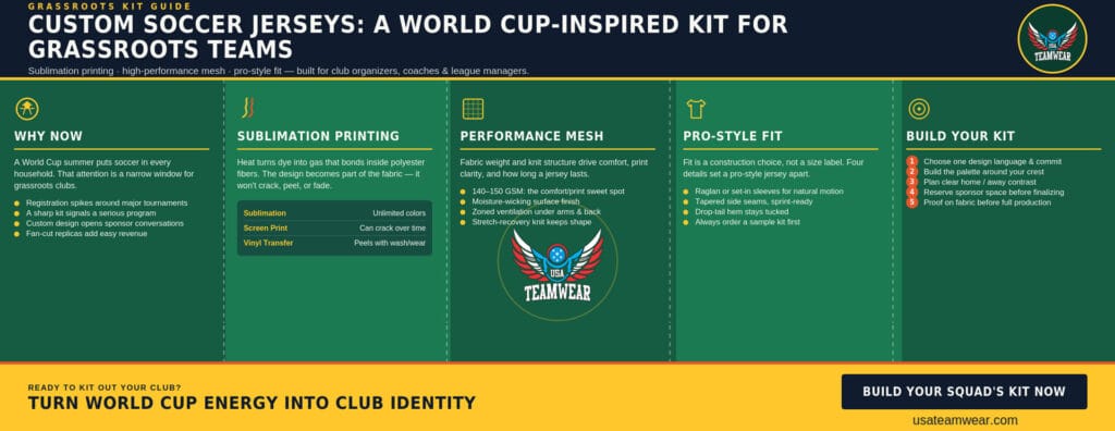 How to Design a World Cup-Inspired Custom Soccer Kit for Your Club How to Design a World Cup-Inspired Custom Soccer Kit for Your Club